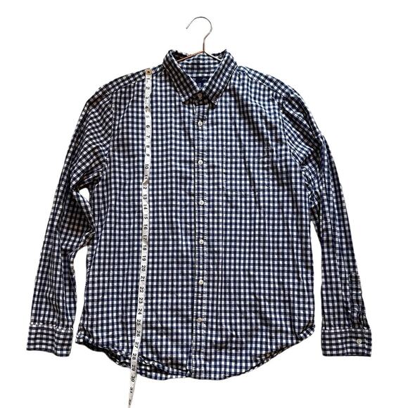 Gap Factory Slim Fit Check Print Long Sleeve Shirt - XL - Picture 5 of 6